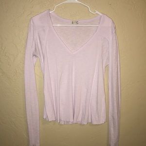 Free People long sleeve v neck